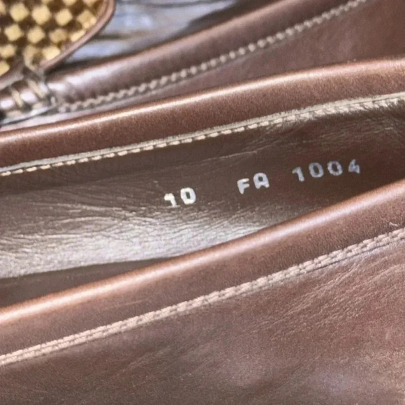 Louis Vuitton LV Designer Leather/Pony Hair Loafers Slip On Men Shoes 10 - Picture 9 of 17